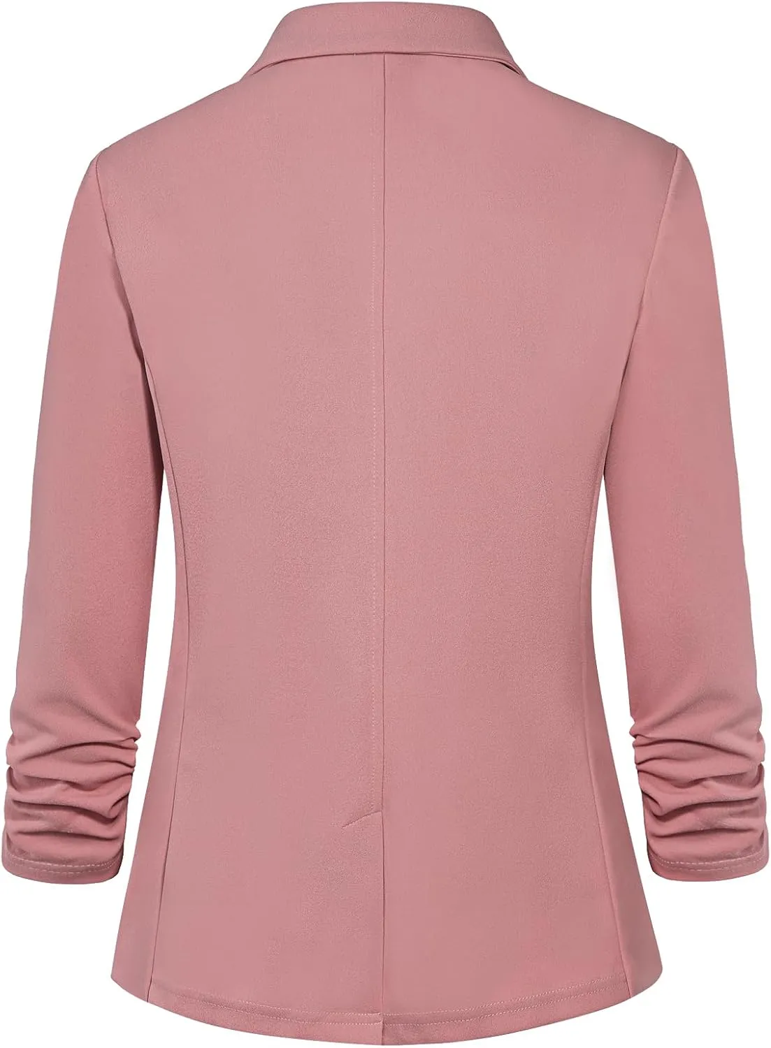 MINTLIMIT Women's 3/4 Sleeve Blazers One Button Work Office Blazer with Pockets