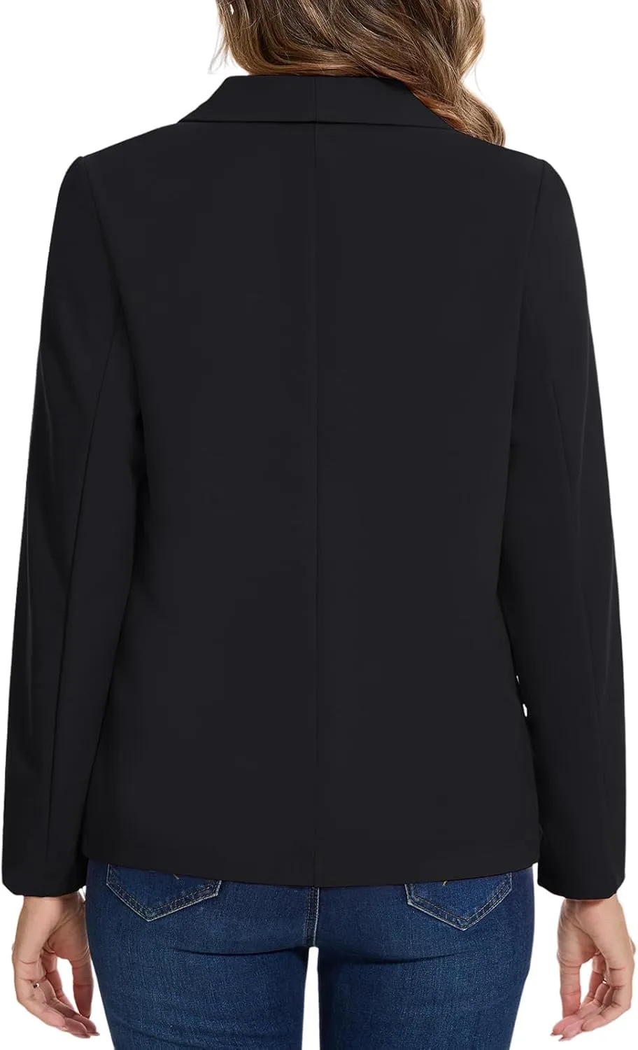 MINTLIMIT Women's Long Sleeve Work Casual Blazer Shawl Lapel Button Open Front Blazers Business Suit Jackets with Pockets