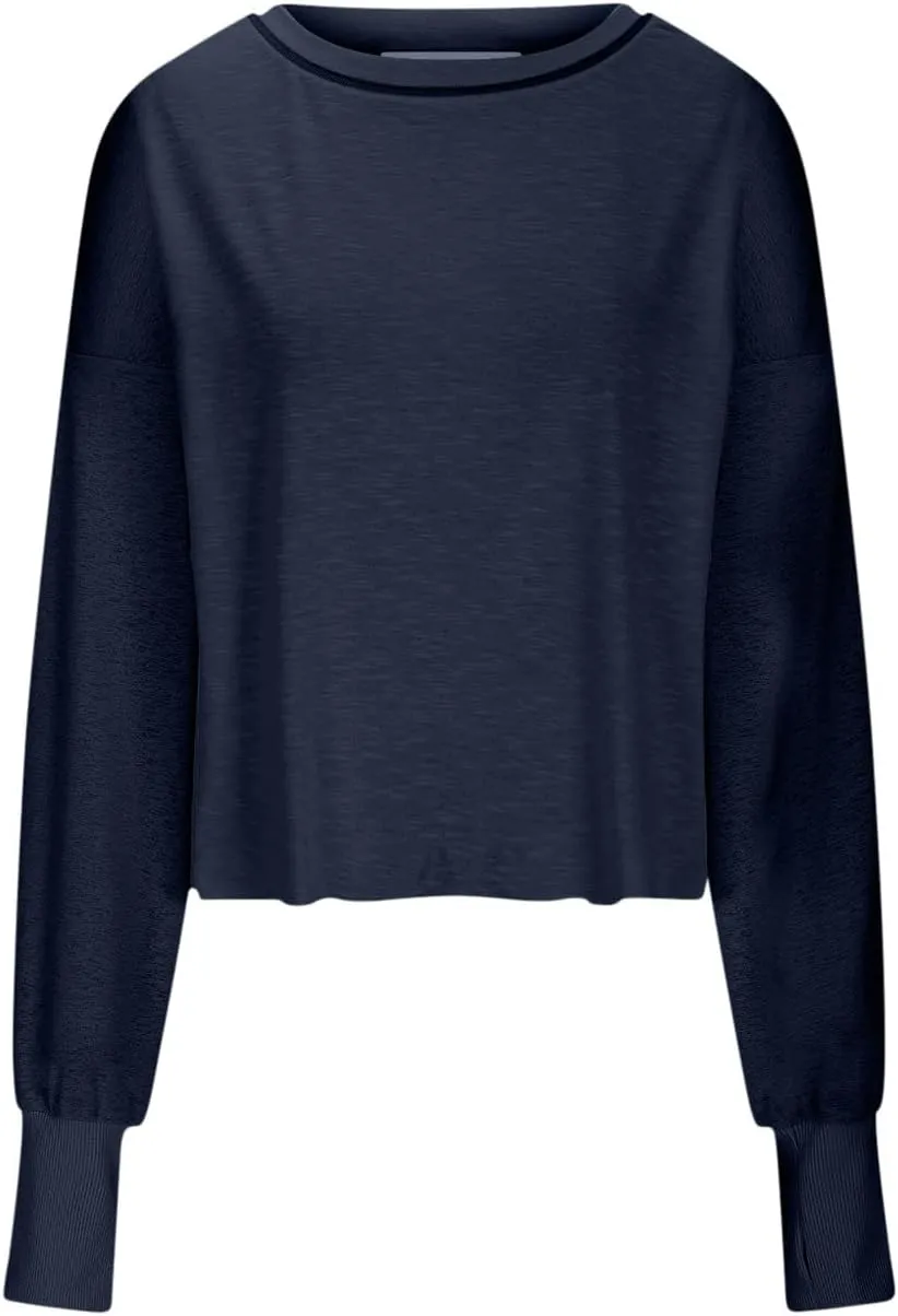 Oversized Open Back Sweatshirts for Womens Fall Long Sleeve Backless Tops Crop Workout Yoga Athletic Pullover Shirts