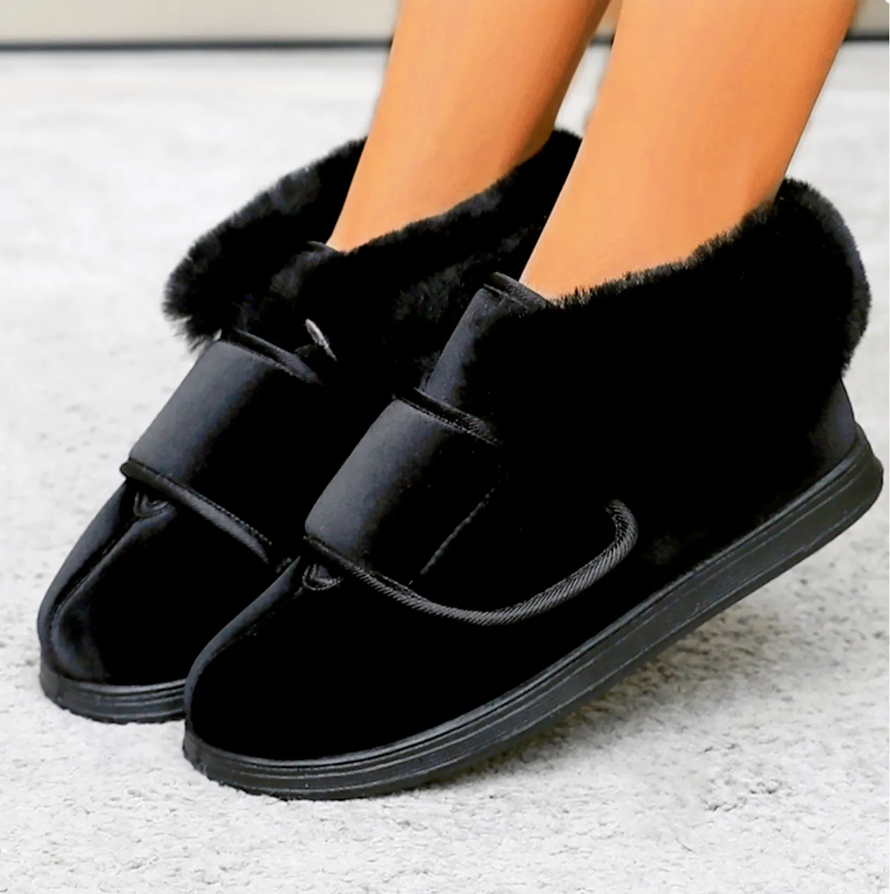 Owlkay Wide Diabetic Shoes For Swollen Feet - NW6028