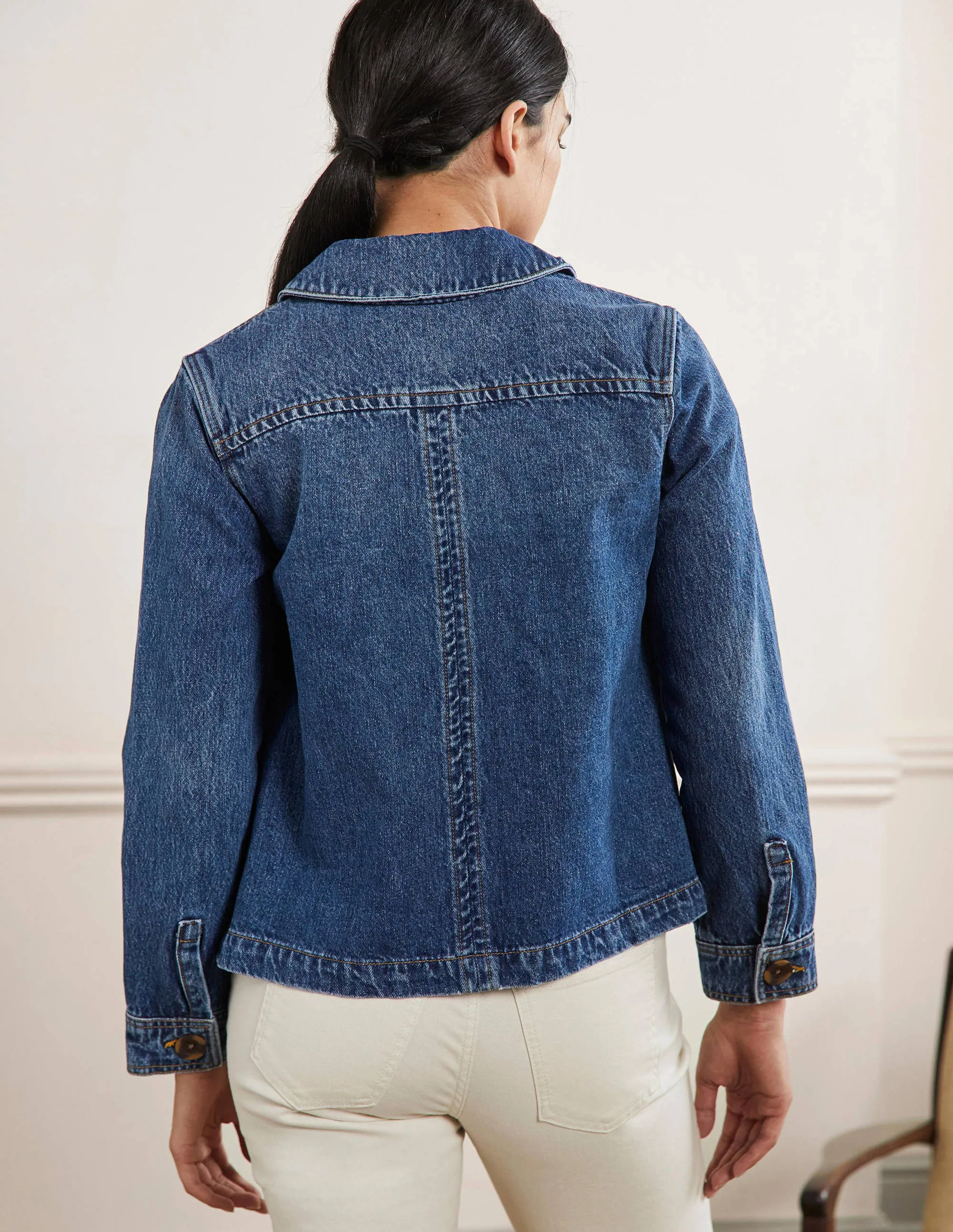 Patch Pocket Chore Jacket-Mid Vintage