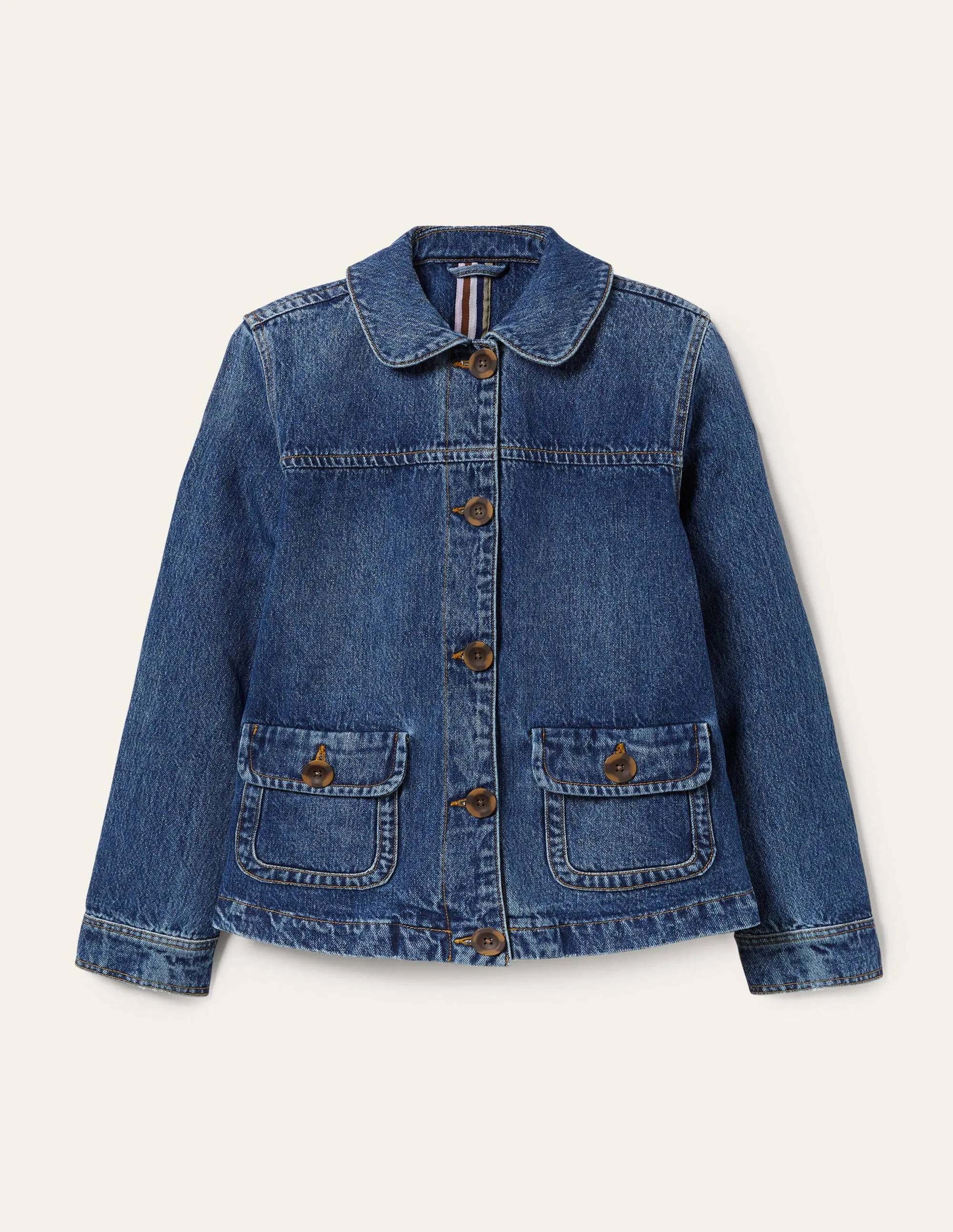 Patch Pocket Chore Jacket-Mid Vintage