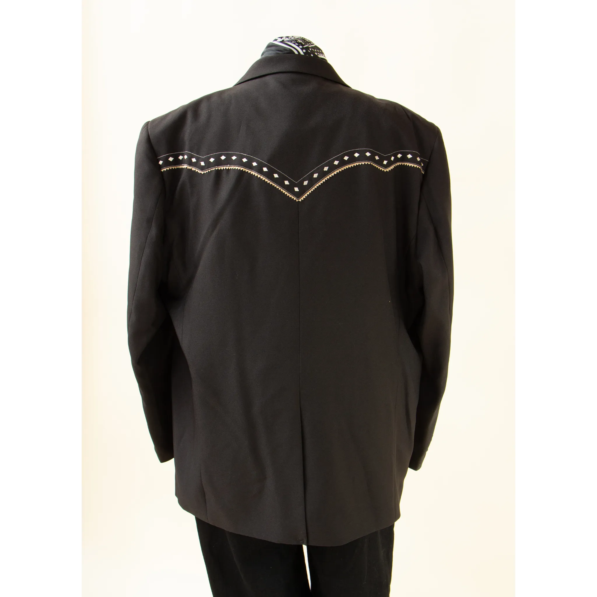 Plus Size Western Black Blazer