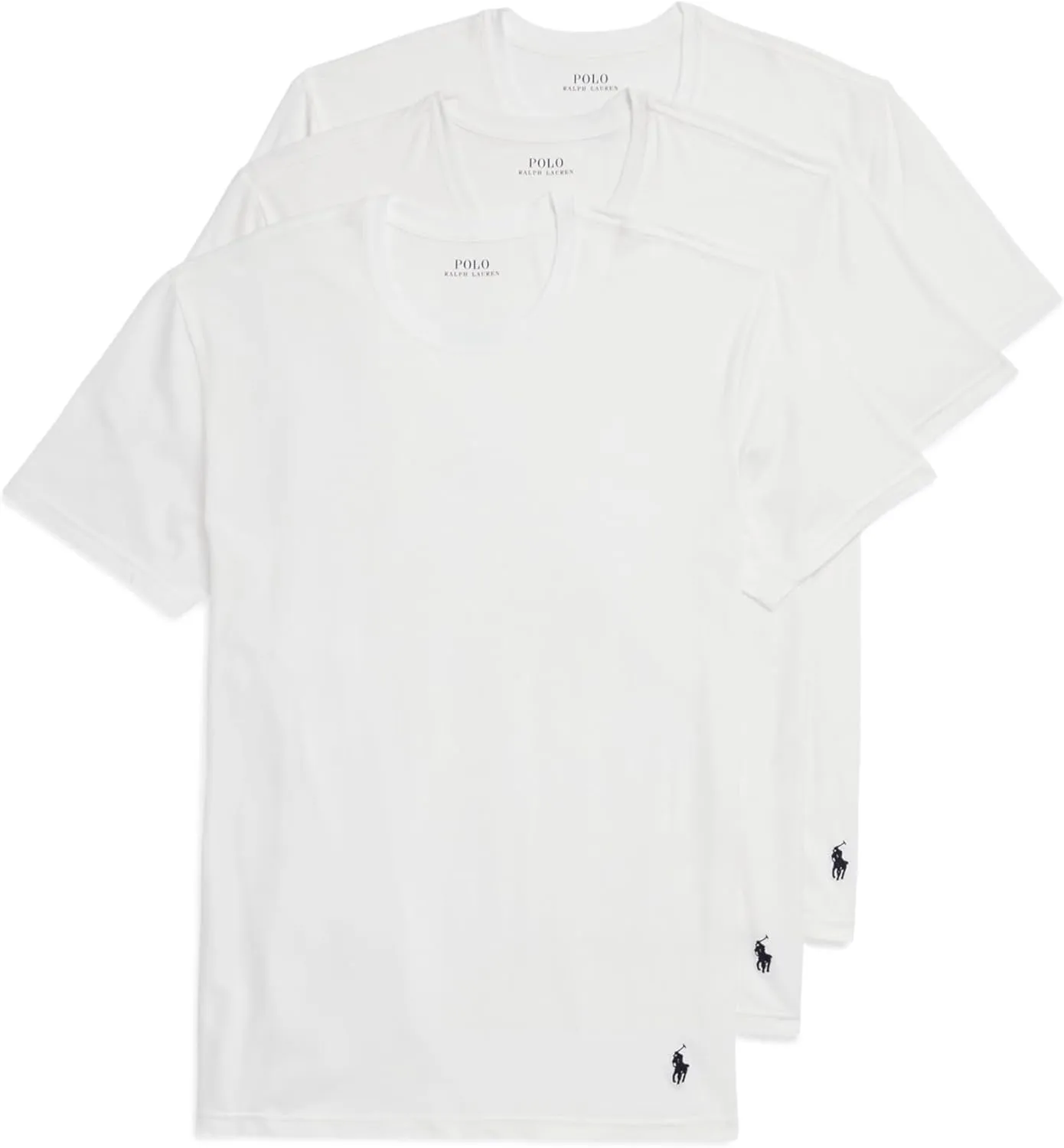 POLO RALPH LAUREN Men's 4d Flex Cooling Ventilation Cotton Modal Crew Undershirts