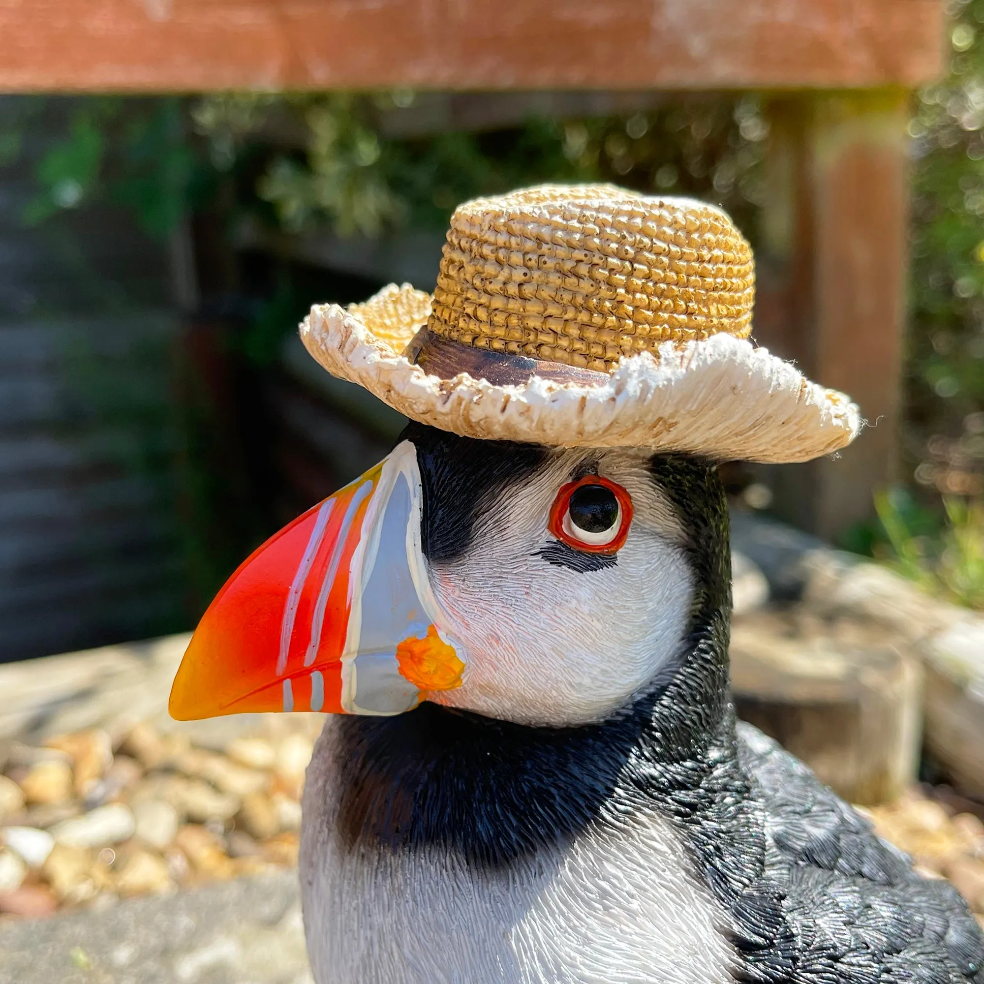 Puffin In Boots Garden Ornament