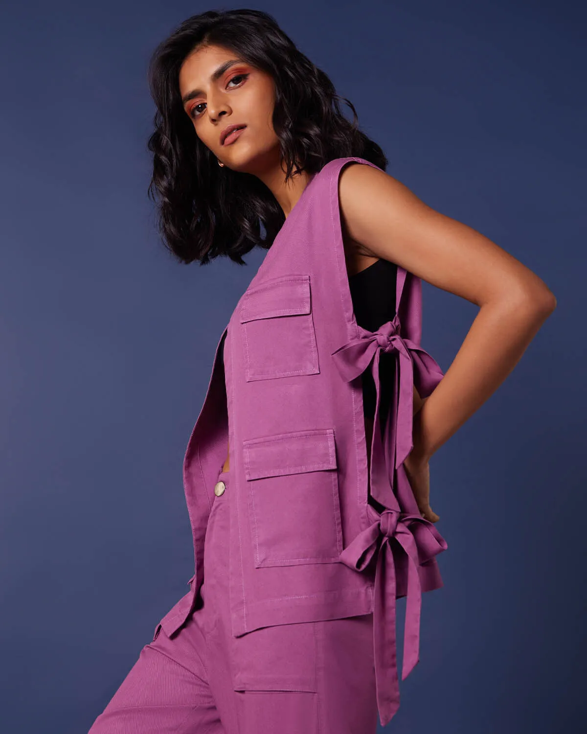 Run This Town Tie-Up Utility Vest
