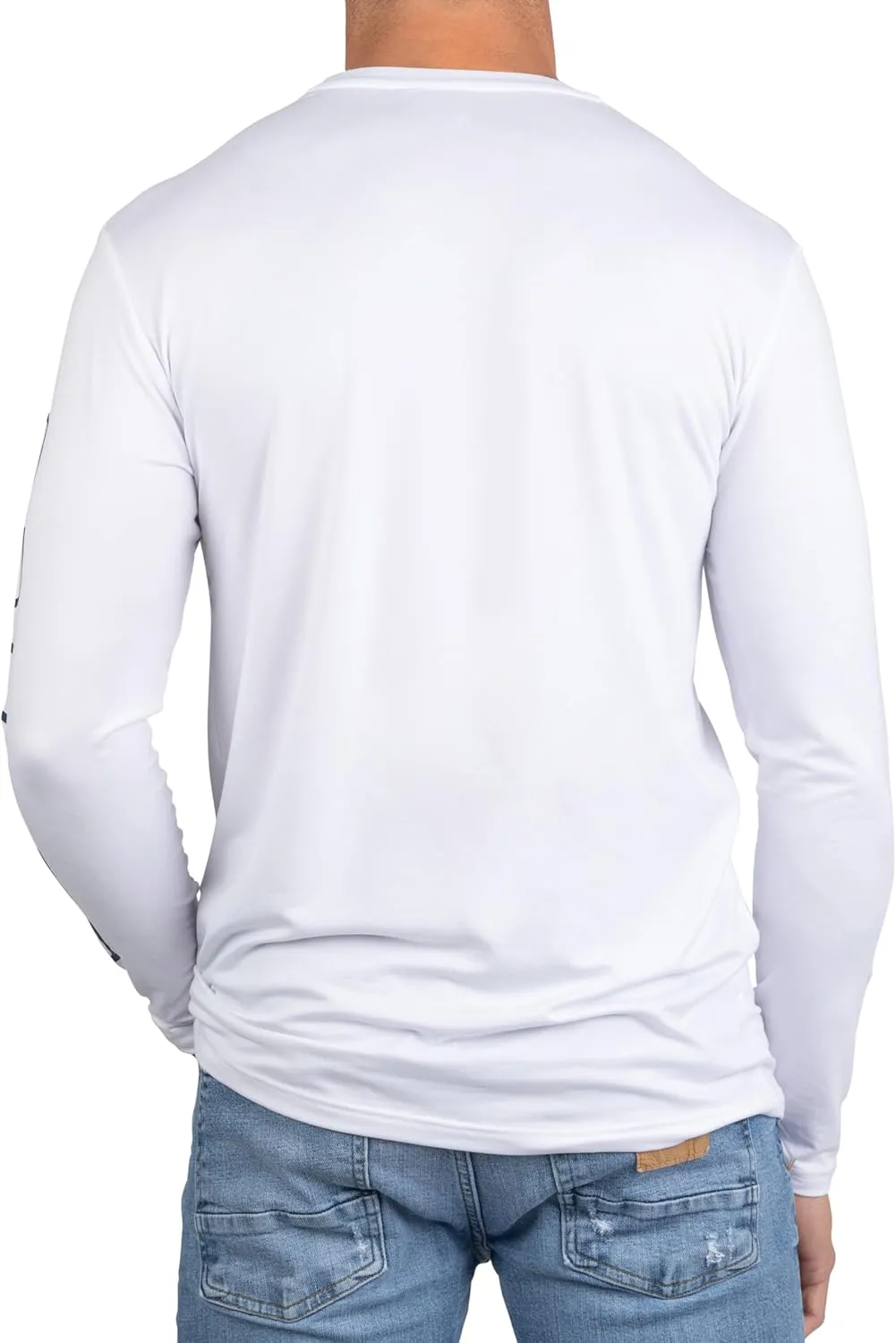 Spyder Mens Crew Neck Long Sleeve Undershirts/Ultra Soft Stretch Sports T-Shirt Dry Fit Athletic Running Workout Shirts