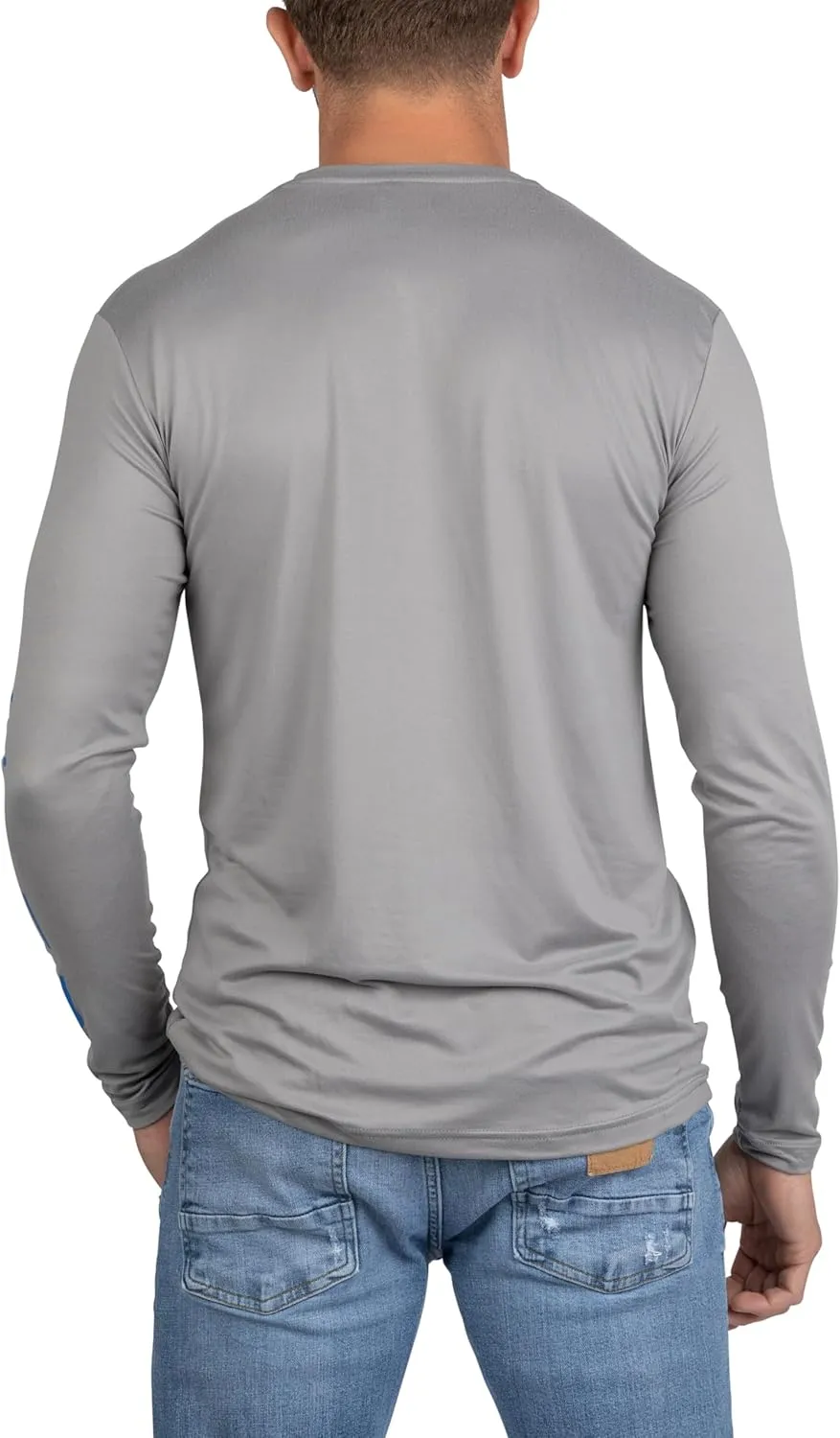 Spyder Mens Crew Neck Long Sleeve Undershirts/Ultra Soft Stretch Sports T-Shirt Dry Fit Athletic Running Workout Shirts