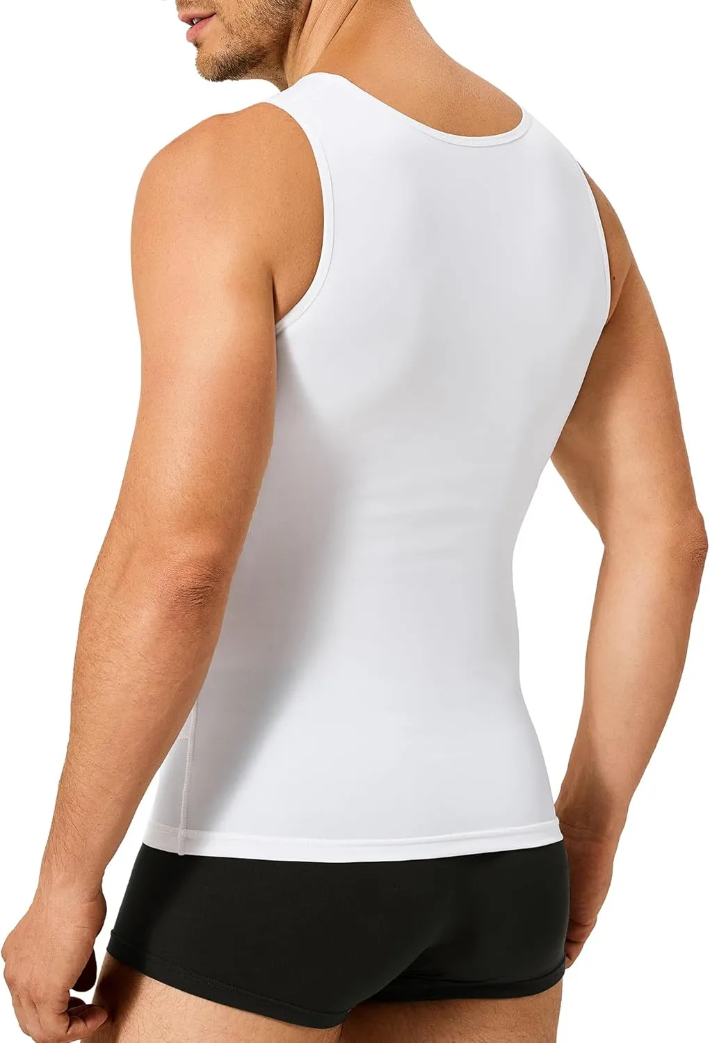 TAILONG Compression Shirt Men Shapewear Slimming Body Shaper Vest Compression Tank Top Undershirt