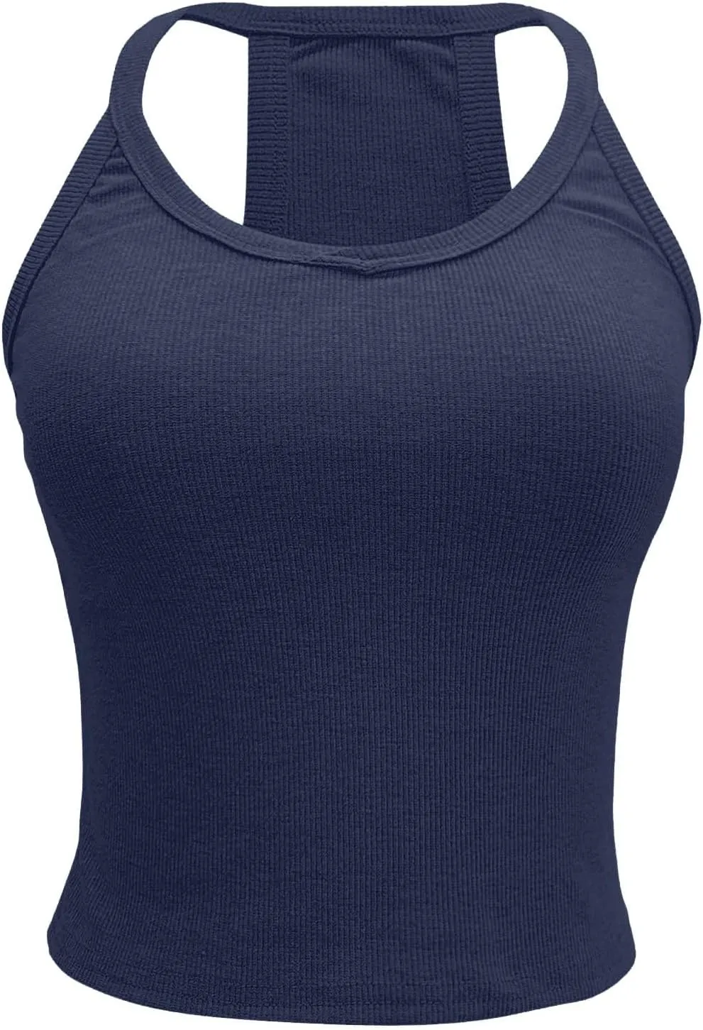 Tank Tops for Women Workout Tops for Women Racerback Basic Tank Summer 2024 Camisole V Neck Slim Fit Ribbed Sleeveless