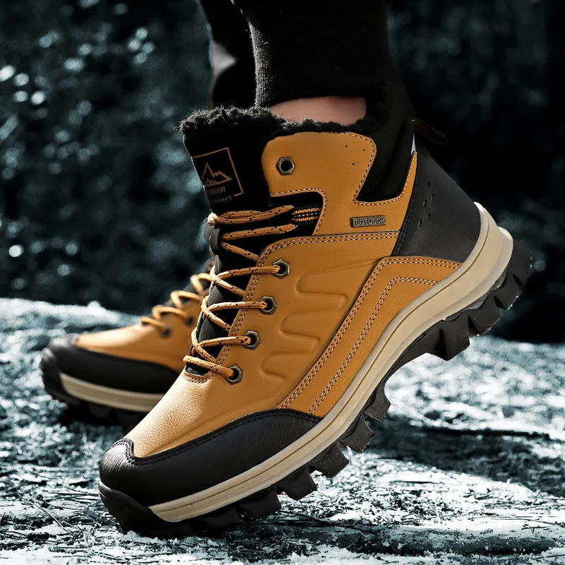 Thickened And Velvet Outdoor Non-Slip Boots