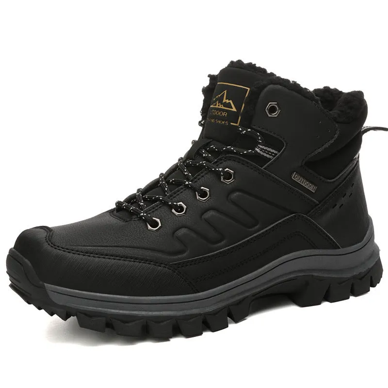 Thickened And Velvet Outdoor Non-Slip Boots