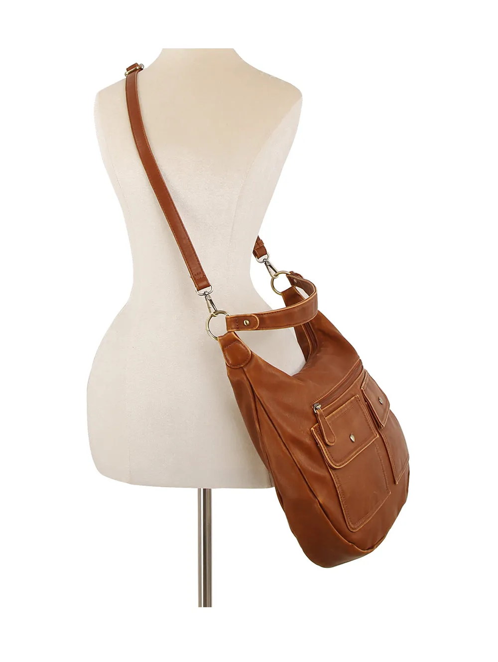 Utility Pocket Convertible Hobo