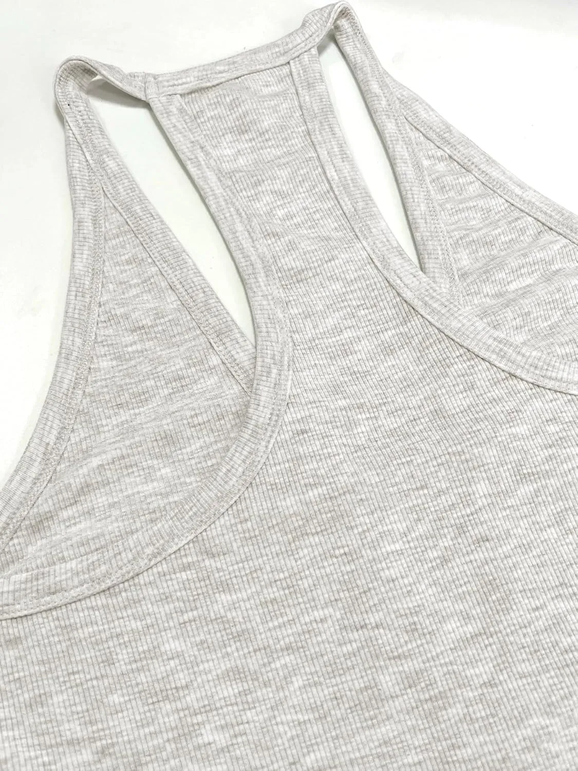 Women Workout Tops Racerback Tank Tops Basic Cute Summer 2025 Deep V Neck Going Out Slim Fit Shirts