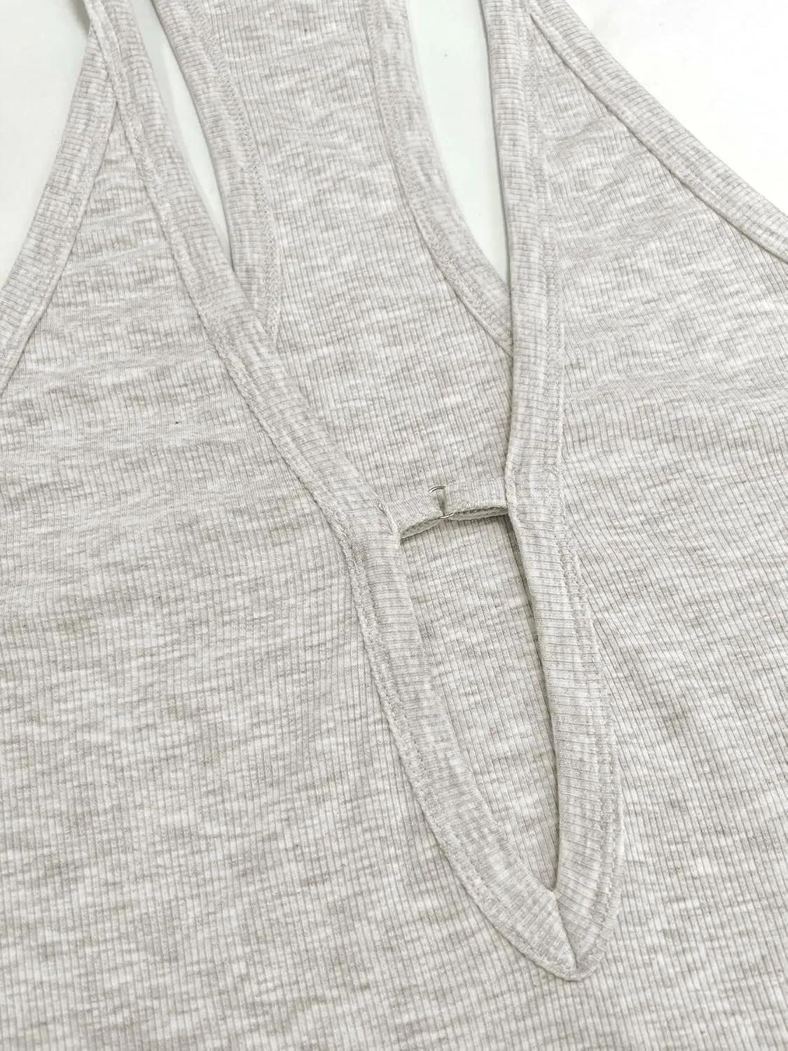 Women Workout Tops Racerback Tank Tops Basic Cute Summer 2025 Deep V Neck Going Out Slim Fit Shirts