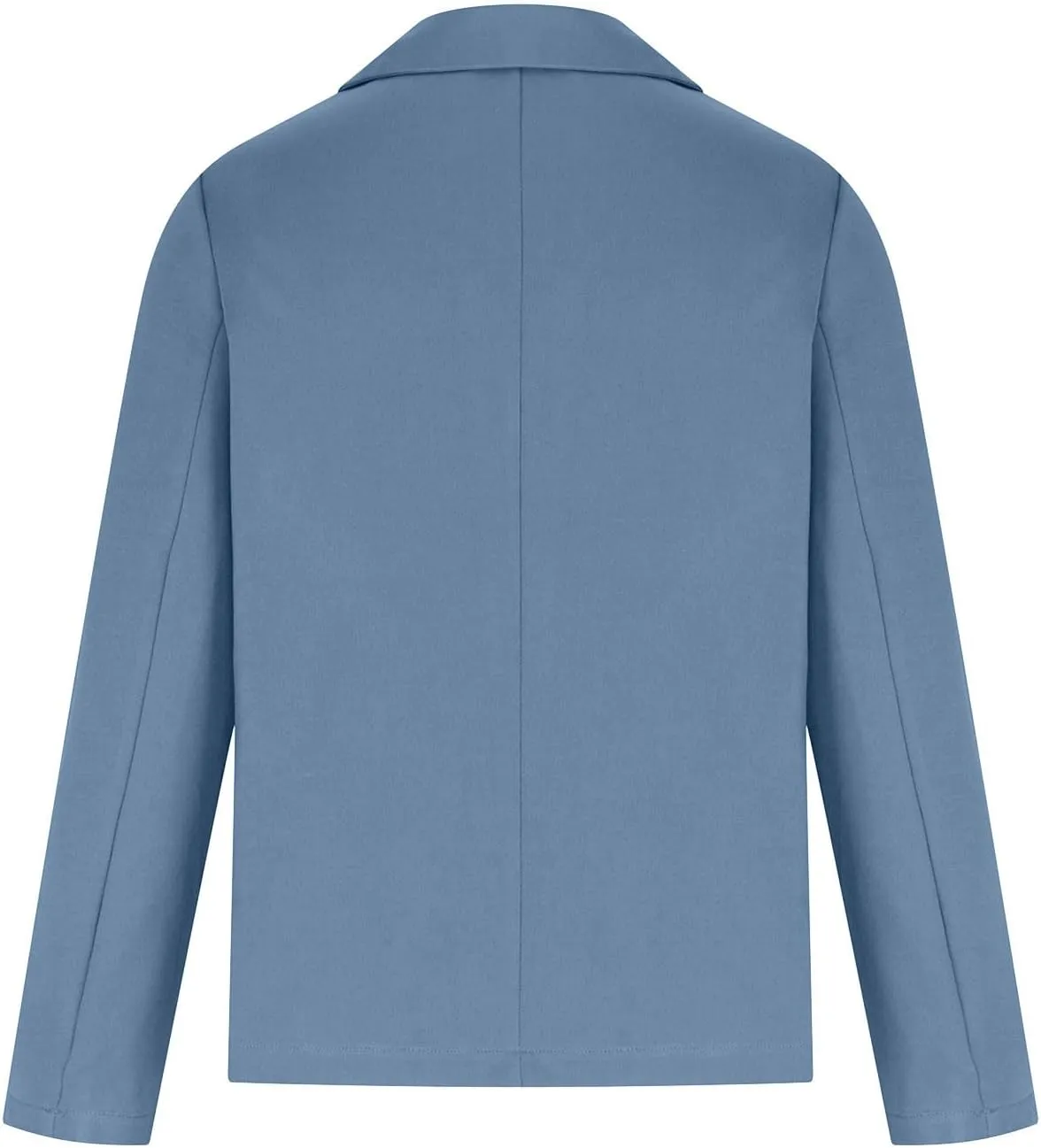 Women's 2024 Fall Business Casual Blazers Open Front Trendy Work Office Blazer Jacket Long Sleeve Solid Color Outwear
