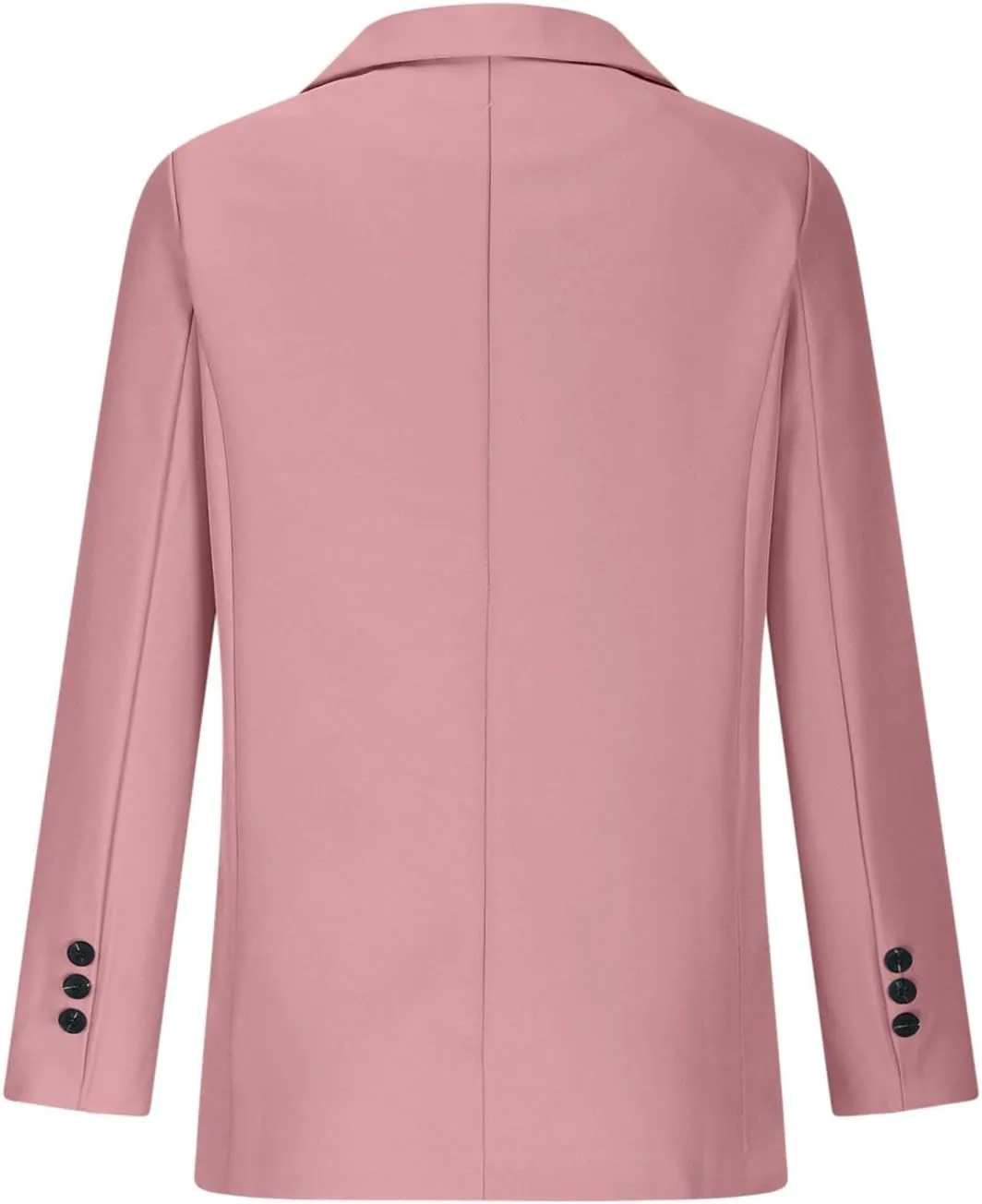 Womens Blazer Business Casual Button Long Sleeve Suit Jacket Summer Elegant Oversized Lightweight Blazers for Women