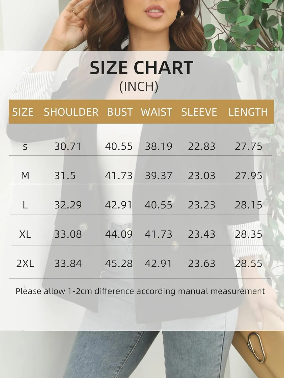 Women's Blazers & Suit Jackets Spring Casual Blazer Open Front Long Sleeve with Pockets Business Work Office 2025