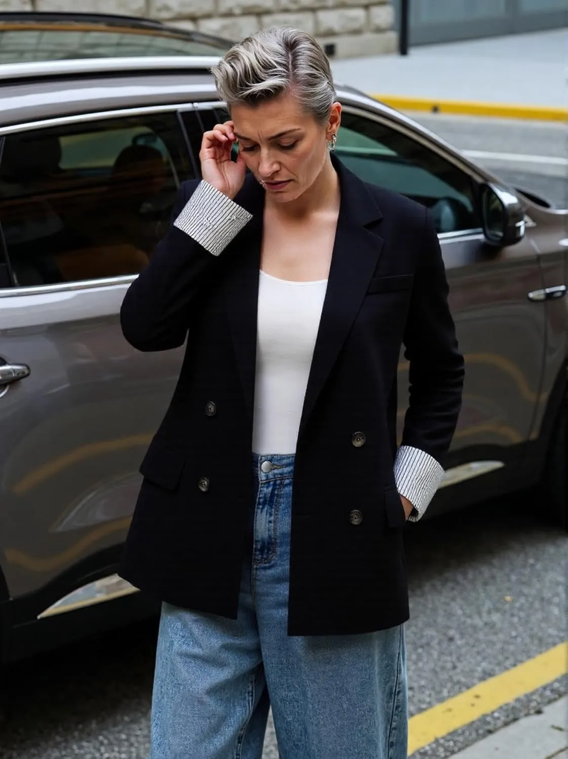 Women's Blazers & Suit Jackets Spring Casual Blazer Open Front Long Sleeve with Pockets Business Work Office 2025