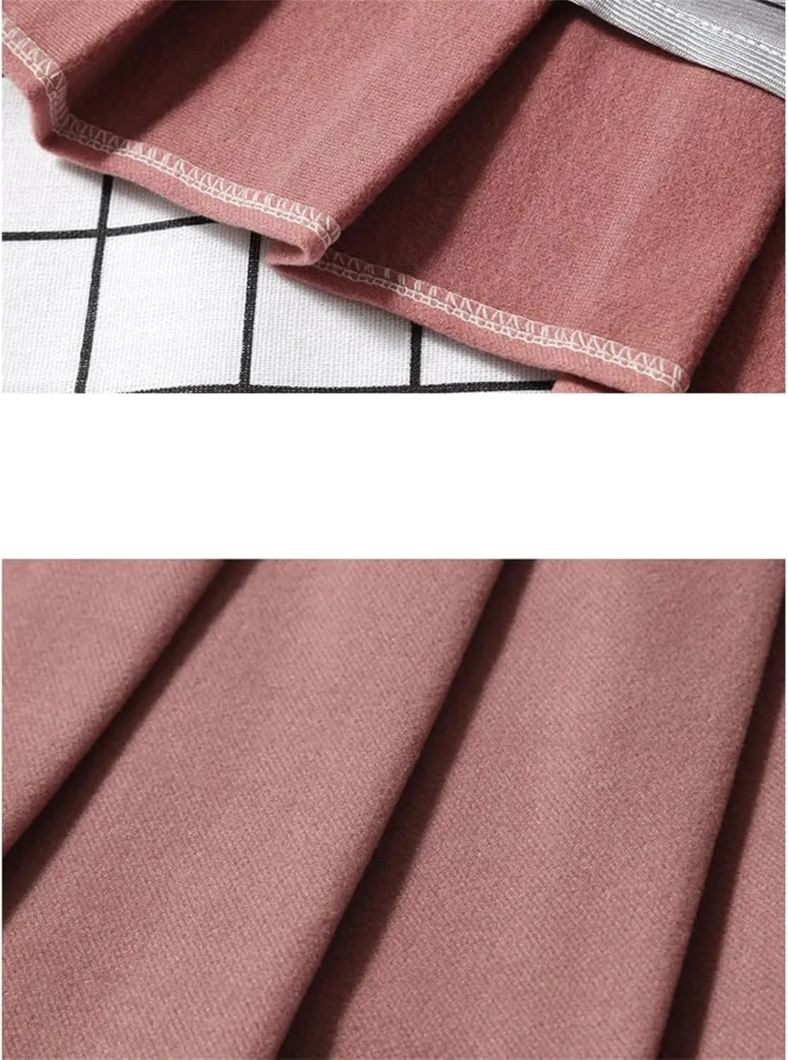 Women's High-Waisted Pleated Mini Skirt  A-Line Skort School Uniform Style Tennis Skirts