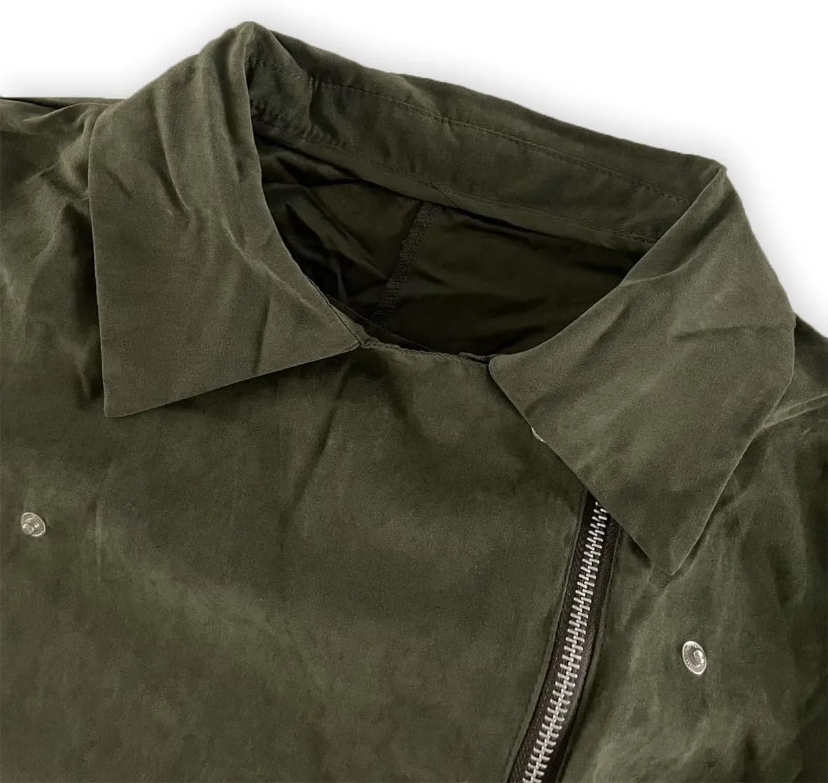 Women's Lightweight Suede Motorcycle Jacket Casual Asymmetrical Zip-up Cropped Faux Leather Fitted Coats Outerwear
