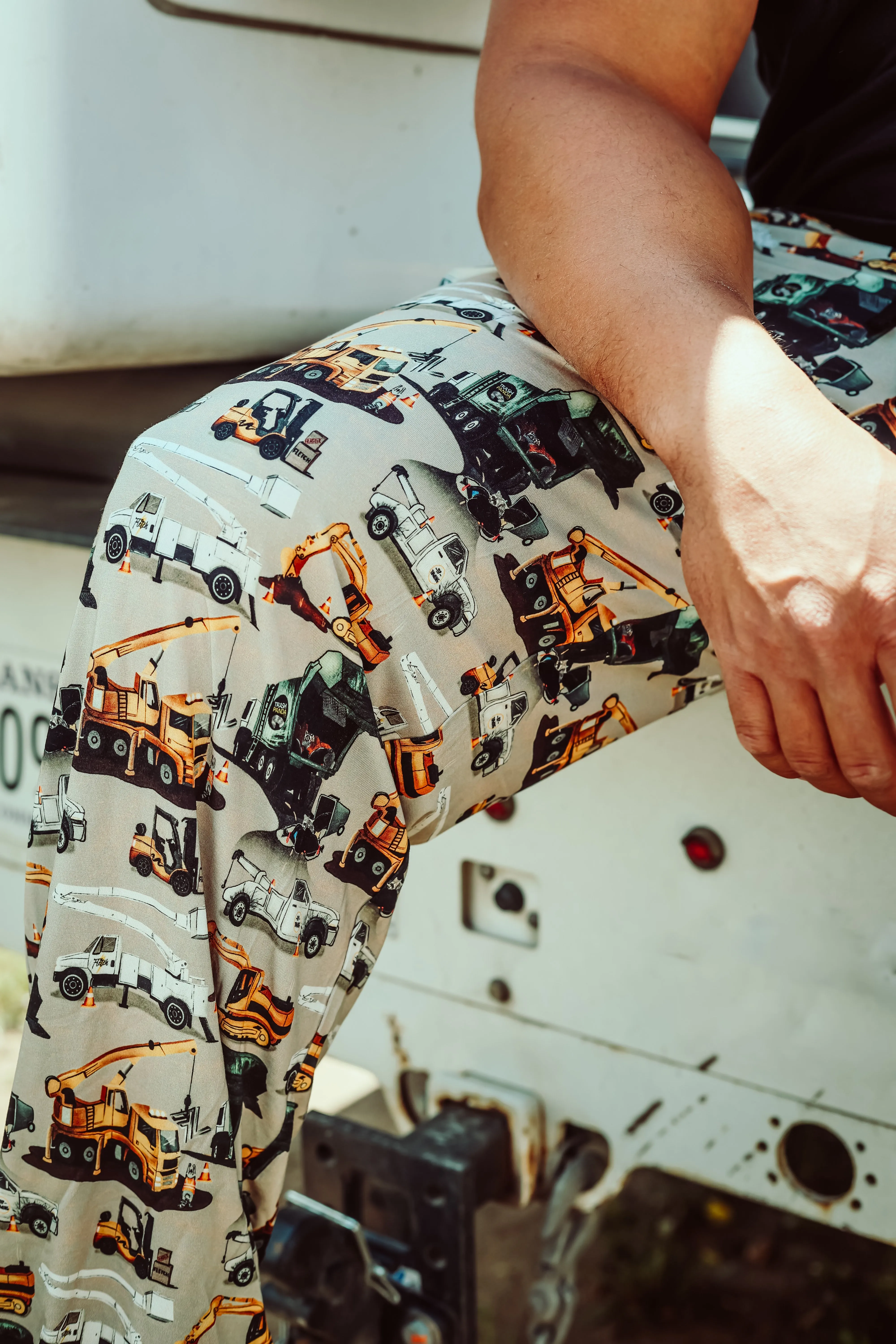 Work Hard, Play Hard Unisex Pajama Pants