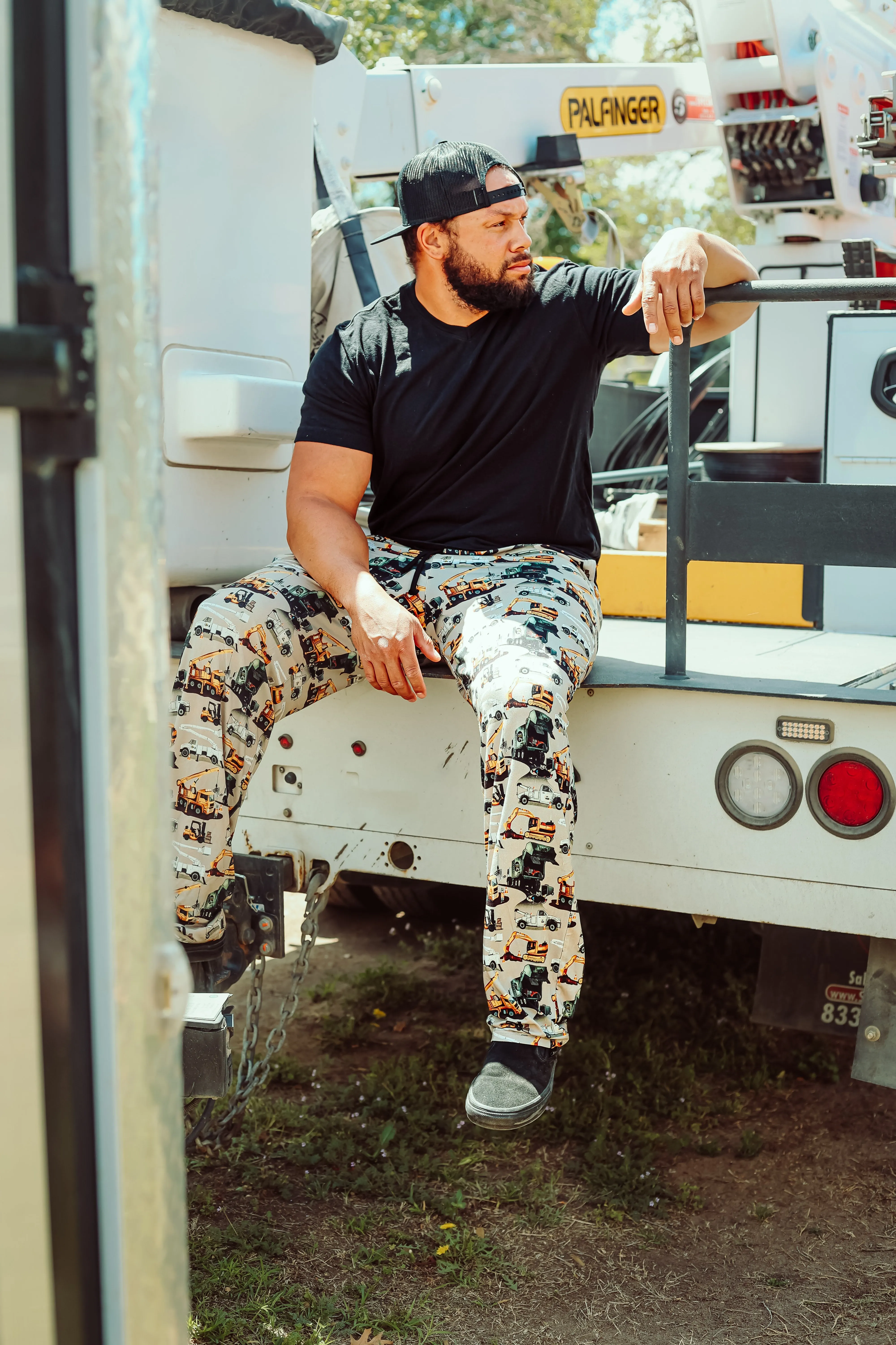 Work Hard, Play Hard Unisex Pajama Pants