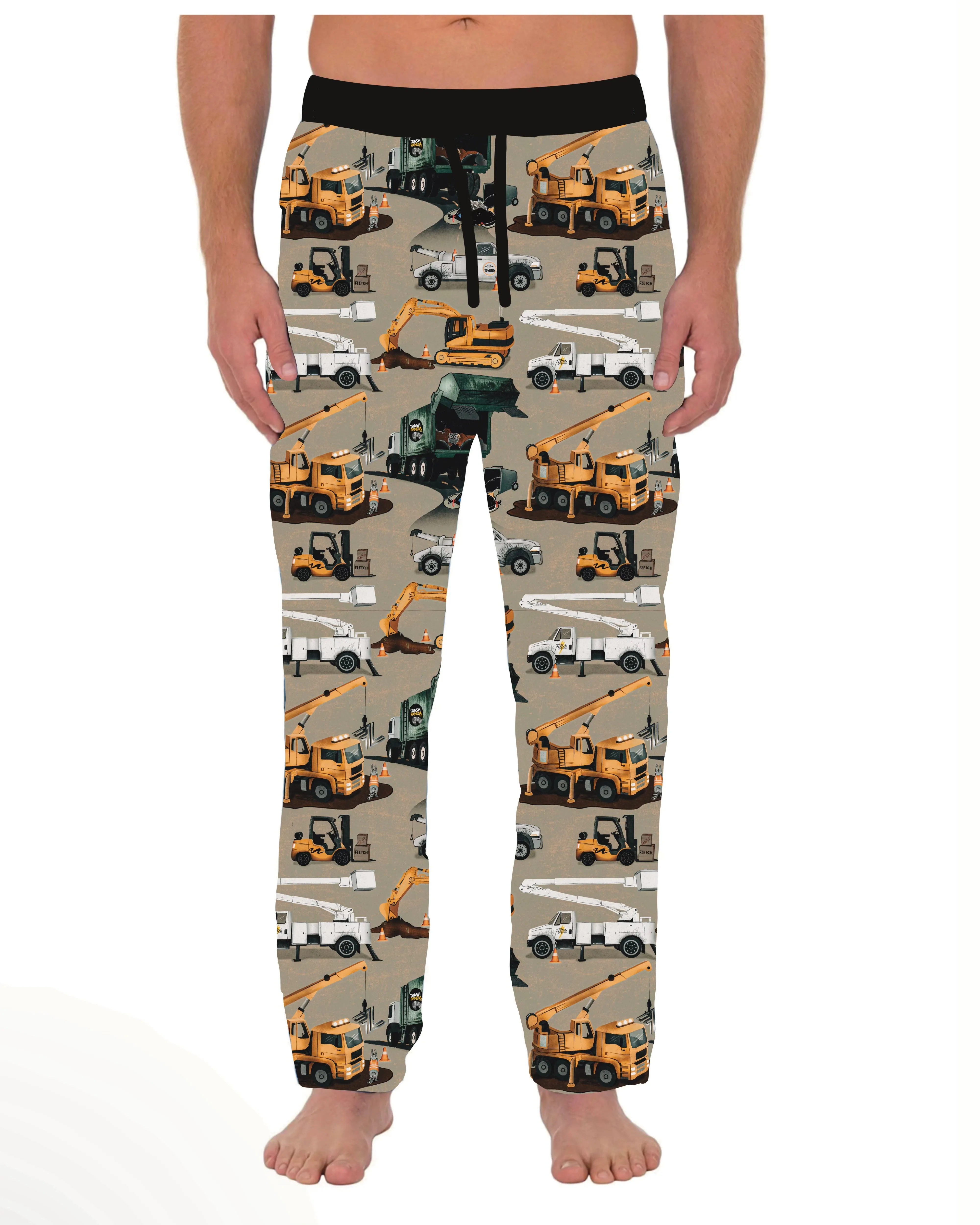 Work Hard, Play Hard Unisex Pajama Pants